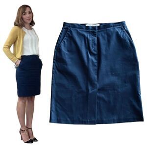 Vintage Tommy Hilfiger Pencil Skirt 2001 Excellent Condition Navy Blue